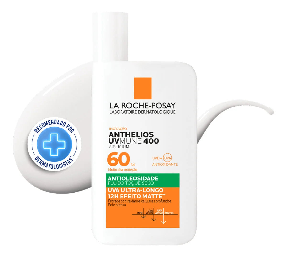 ANTHELIOS AIRLICIUM PROTETOR SOLAR UV MUNE 400 OIL SEM COR FPS50 40g